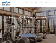 Tablet Screenshot of healthclubmanagement.com